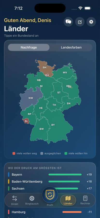Nachfrage-Karte